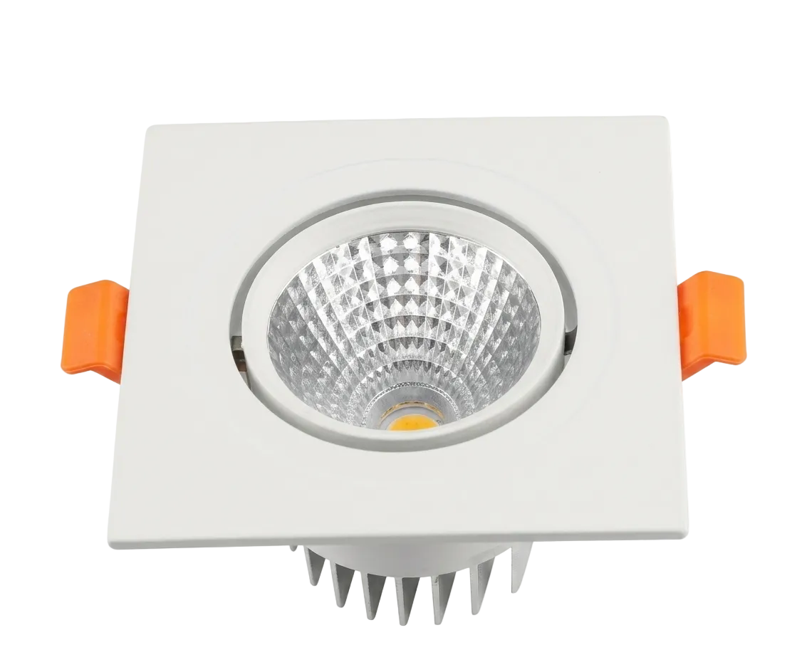 5W Aluminium Square DL White 92mm IP20 #L0930S-5