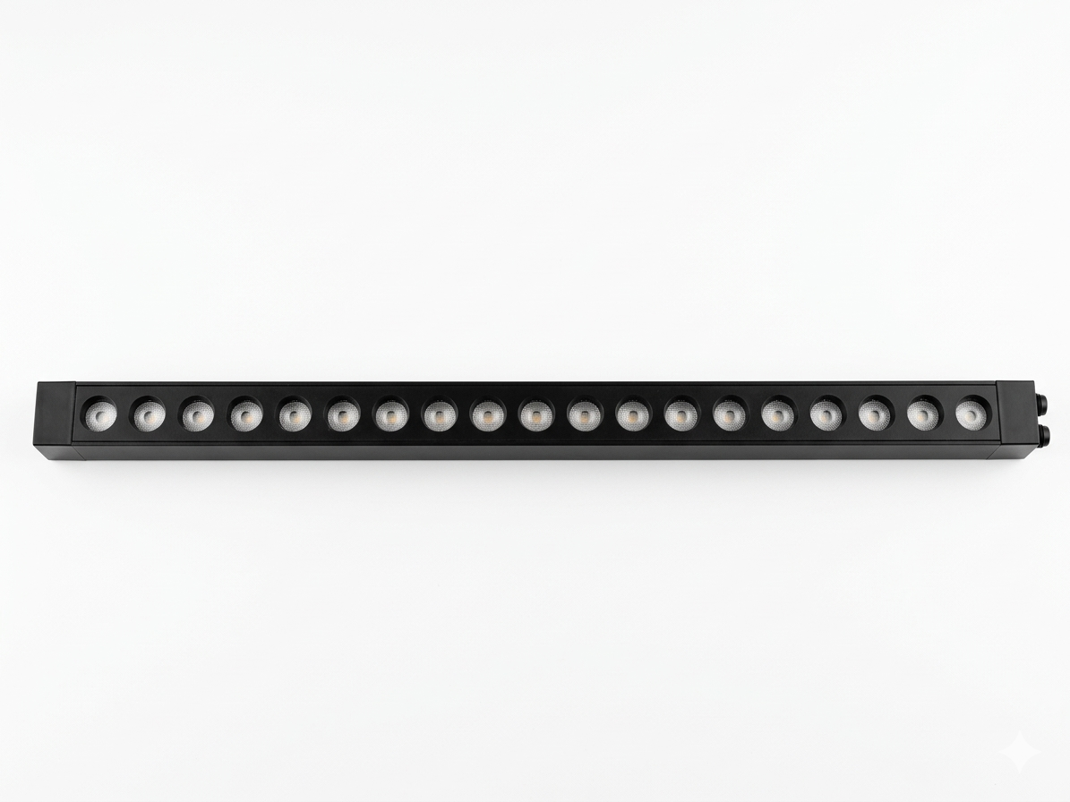 16W Magn. Linear Track Lt WW Bk 388*26*24mm #TX2350S-16
