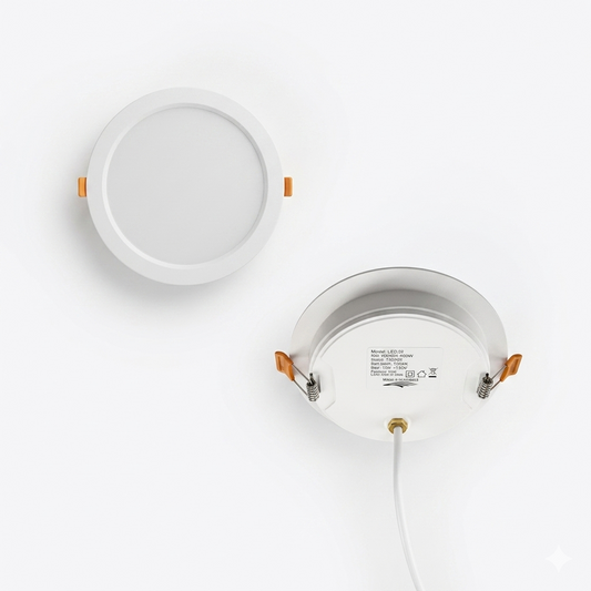 5W 4" LED Recessed Panel Lt Settable:WW/CW/DL  #DL617 WHITE