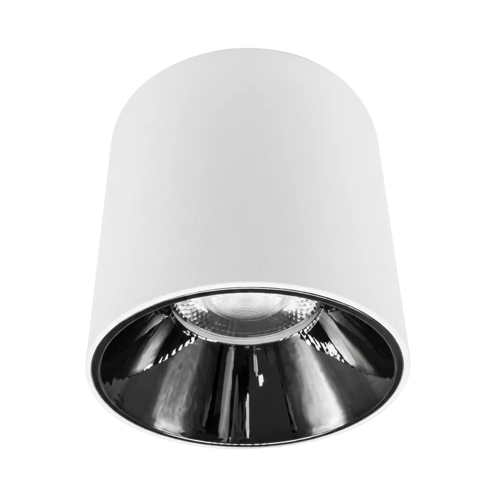 12W Alu Surface DL White WW 76mm IP20 #LTD0701B-12