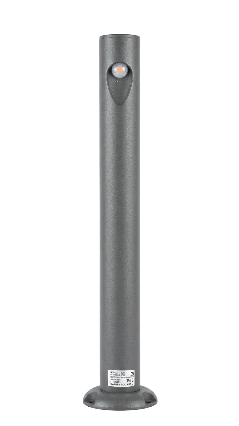 7W Alumin OD Bollard Black WW 600mm #Y3249-60