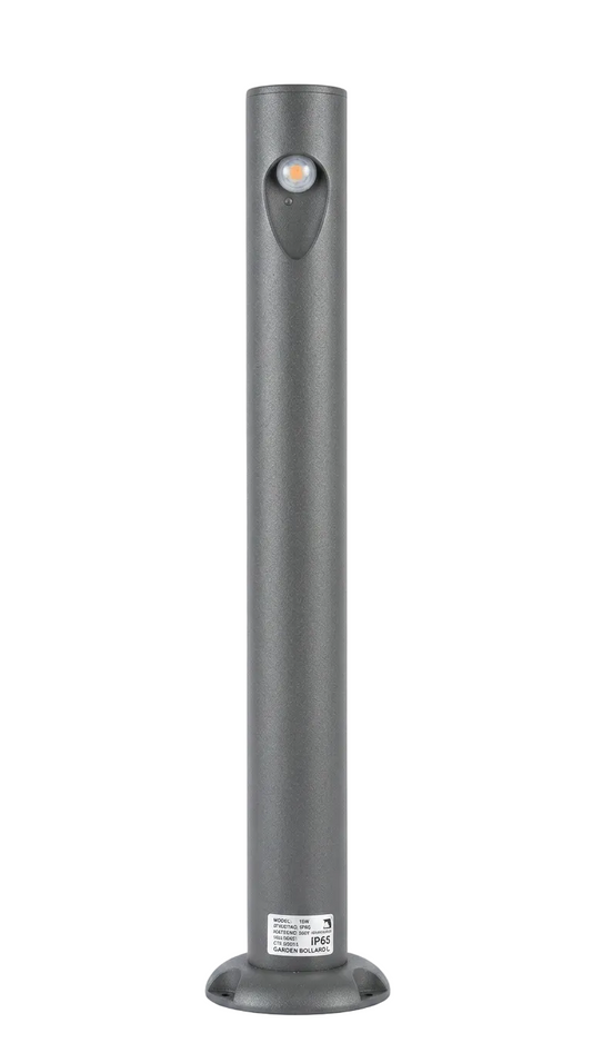 7W Alumin OD Bollard Black WW 600mm #Y3249-60