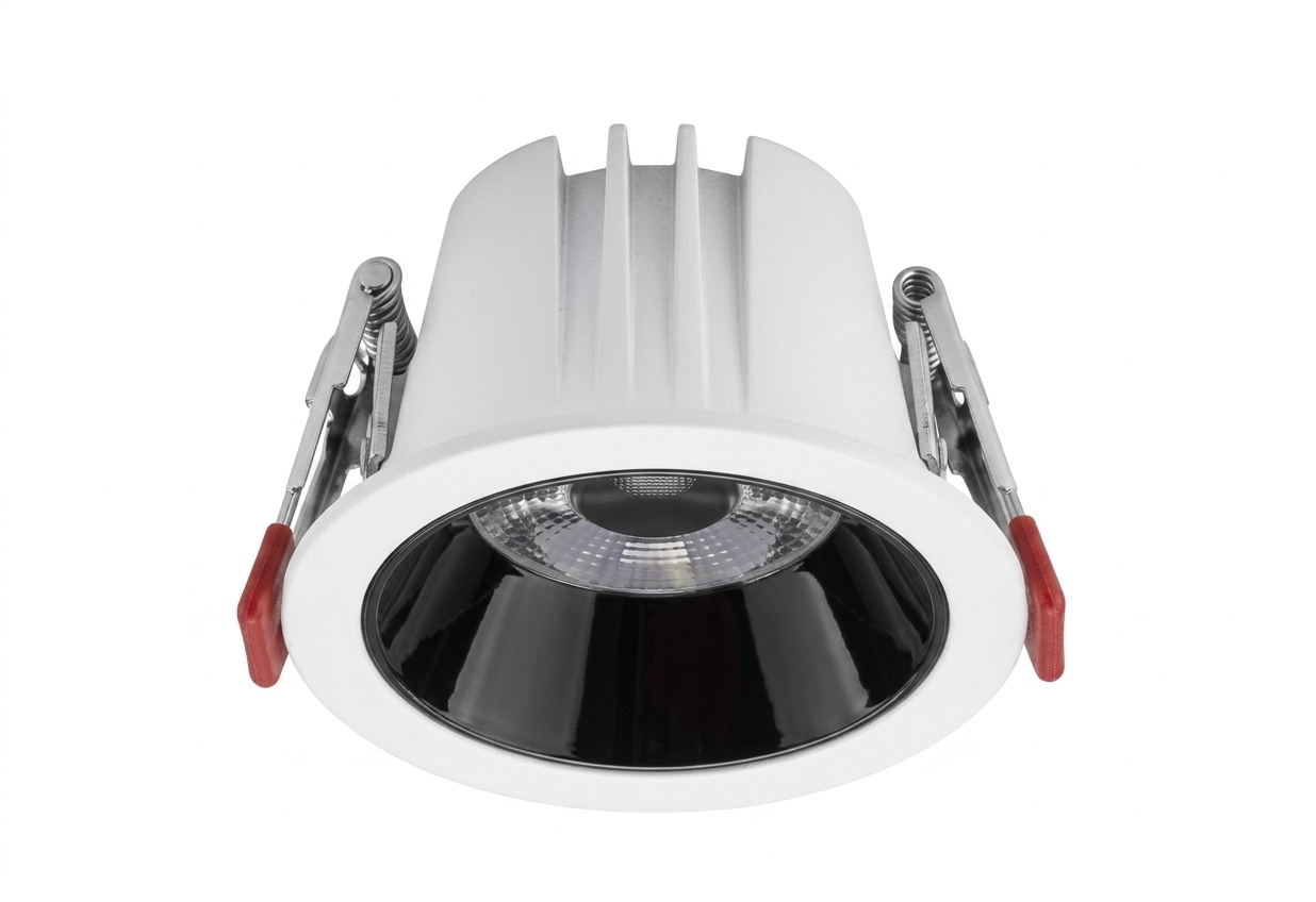 12W Aluminium DL White 91mm IP20 #LTD0701-12