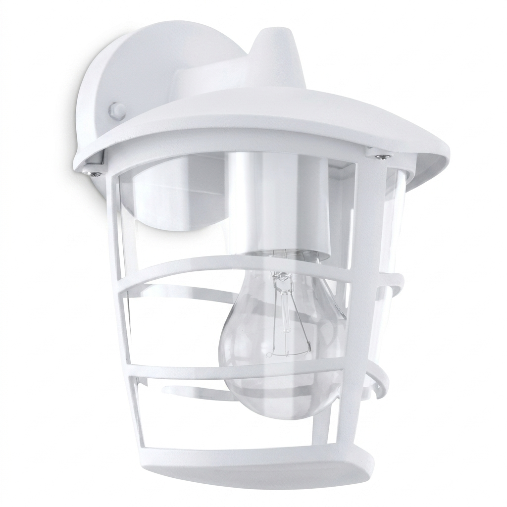 ALORIA Alu Wall Light White E27 IP44 #93095