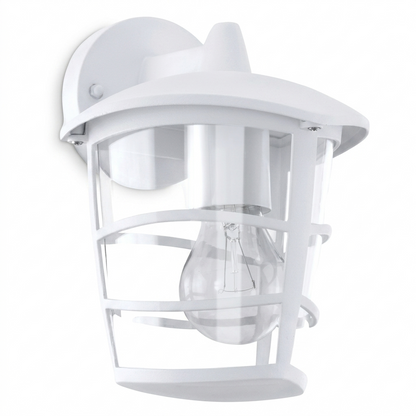 ALORIA Alu Wall Light White E27 IP44 #93095