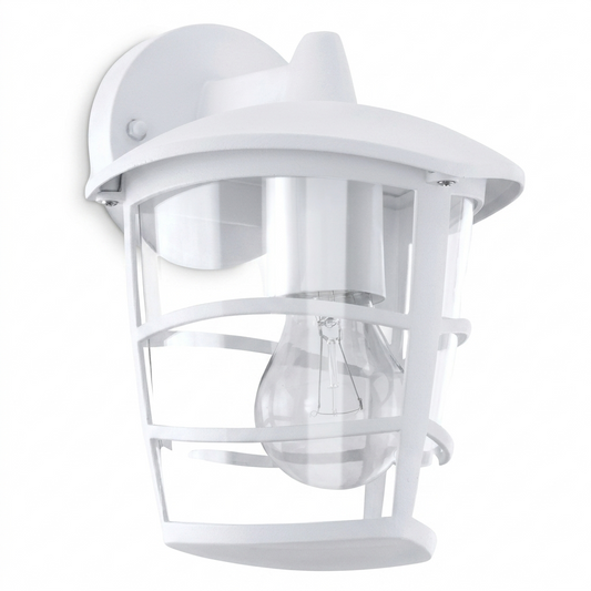 ALORIA Alu Wall Light White E27 IP44 #93095