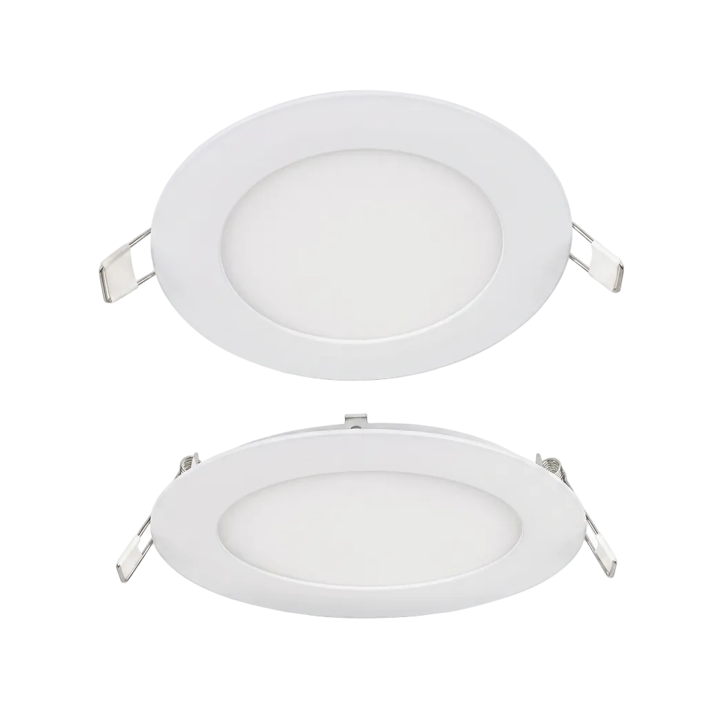 6W 7" Recessed Panel Lt Settable:WW,CW,DL Dimm.  #DL703 WHITE