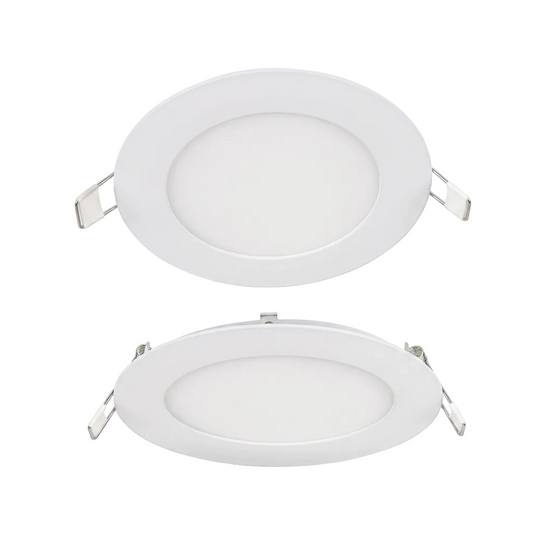 6W 7" Recessed Panel Lt Settable:WW,CW,DL Dimm.  #DL703 WHITE