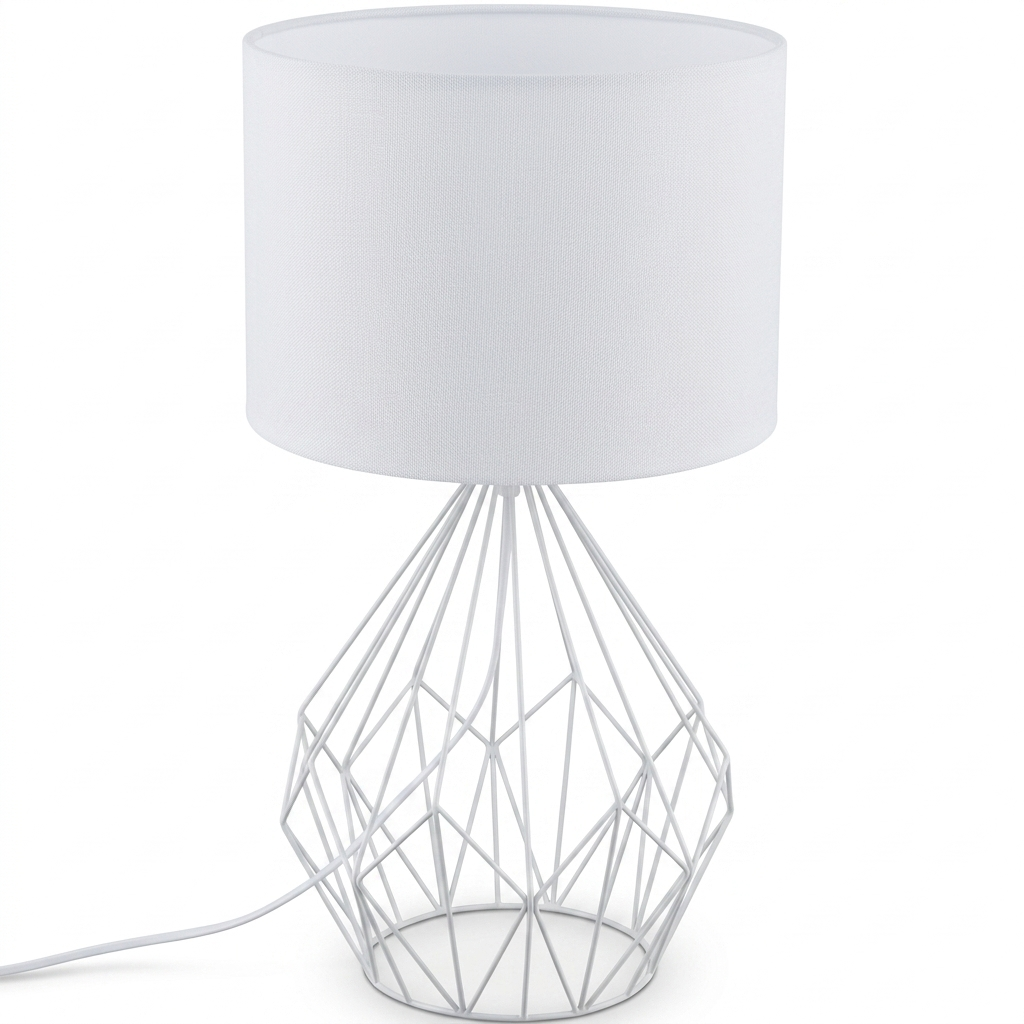 PEDREGAL 1 Table Lamp White E27 #95187