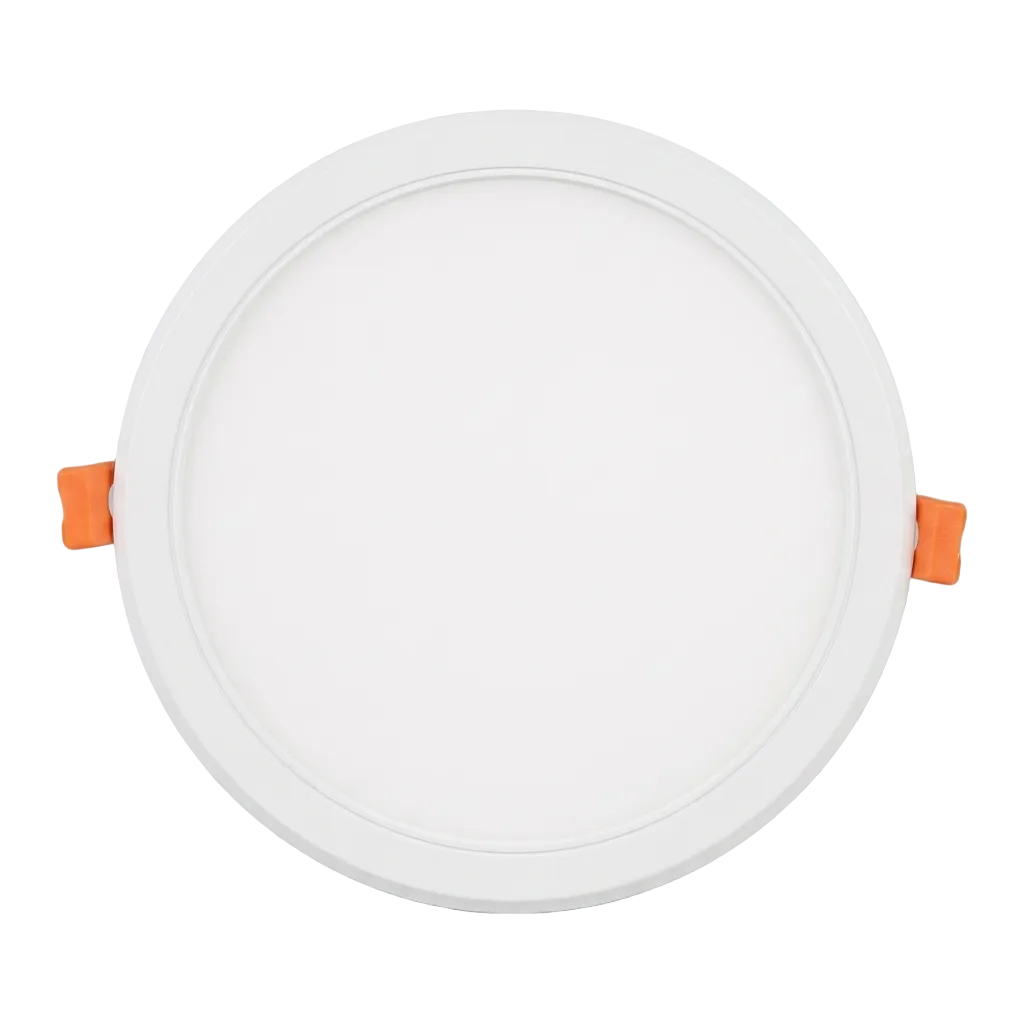 18W 9" LED Recessed Panel Lt Sett:WW,CW,DL Dimm.  #DL705 WHITE