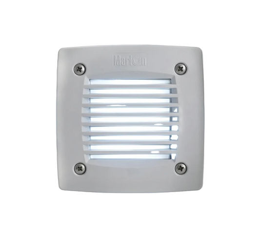 Leti 100 Square Grid Brick Lt White GX53 #3C2.000W