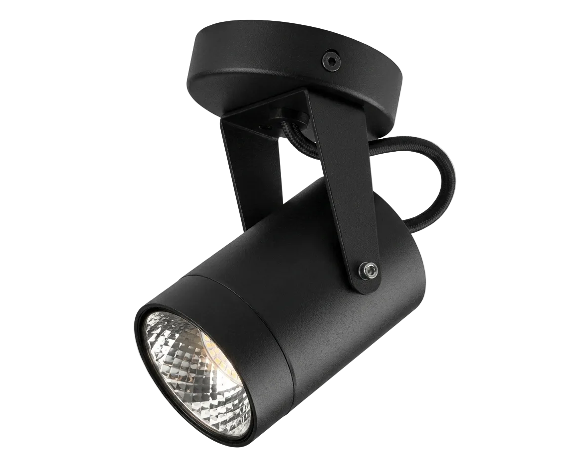 7W LED Wall Lt Black WW 113mm #LBD2940B-7