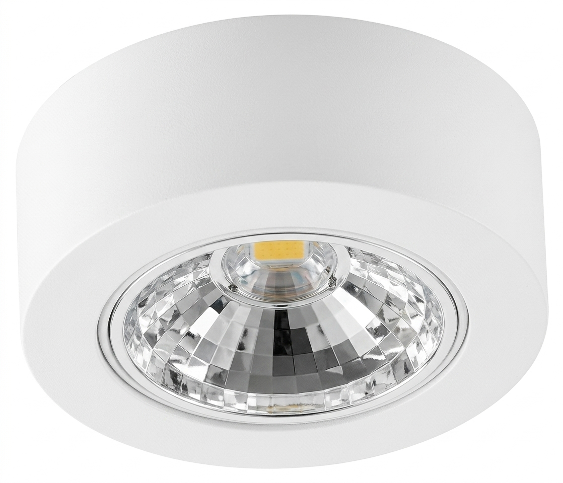 3W Round Cabinet Lt White 60mm IP20 #LCG1530-3