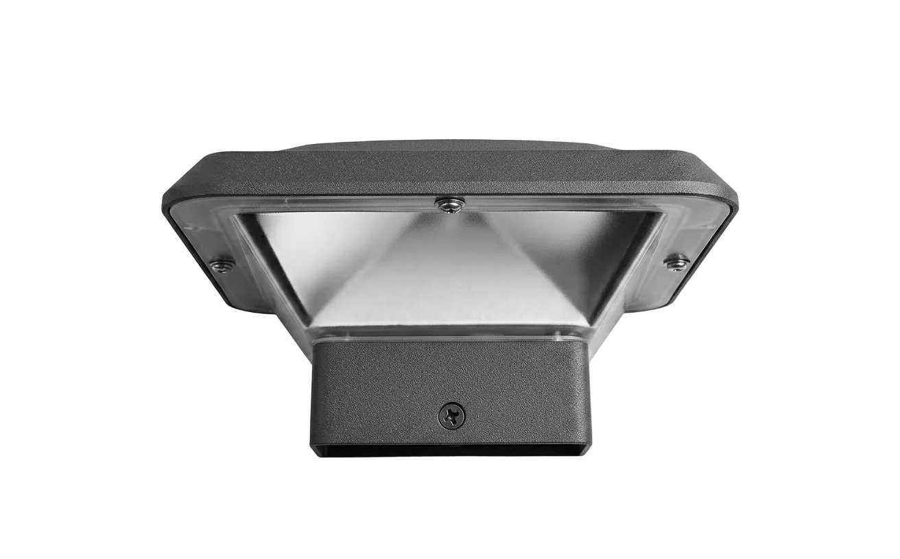 7W Alumin. Rectangle Wall Light Black WW #Y013247