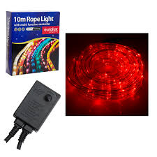 Rope Light 10M Red 8 function #H83RD