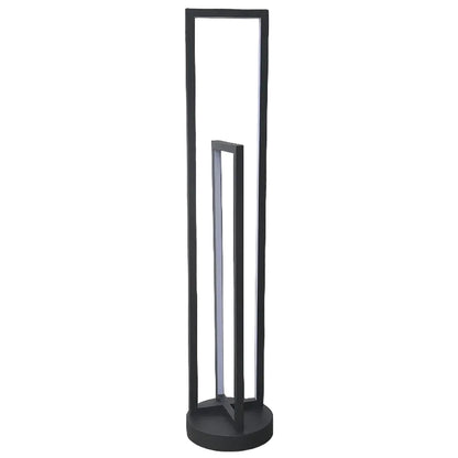 28W LED Slim Enigma Floor Lamp Black WW IP20 #K-LED-9182