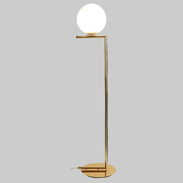 40W Floor Lamp w Switch Gold, Opal White E27 #CA-KLT1626/F