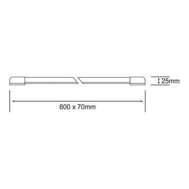 18W LINESTA Flat Ecovision Flush Mount Light - #222002