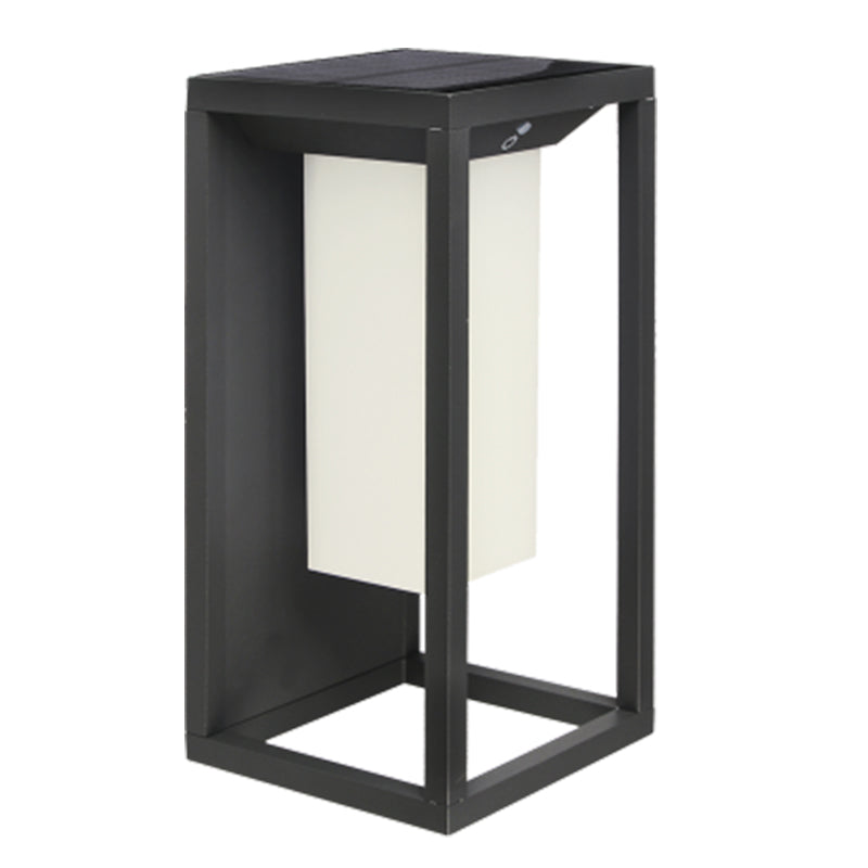 MATT Black Solar Wall Light and Sensor - #LS020 MATT BLACK