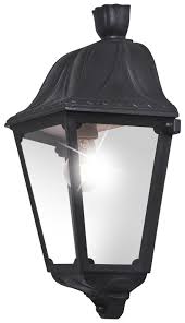Daria Half Wall Lantern Black E27 515mm #M28.000
