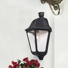 Daria Half Wall Lantern Black E27 515mm #M28.000