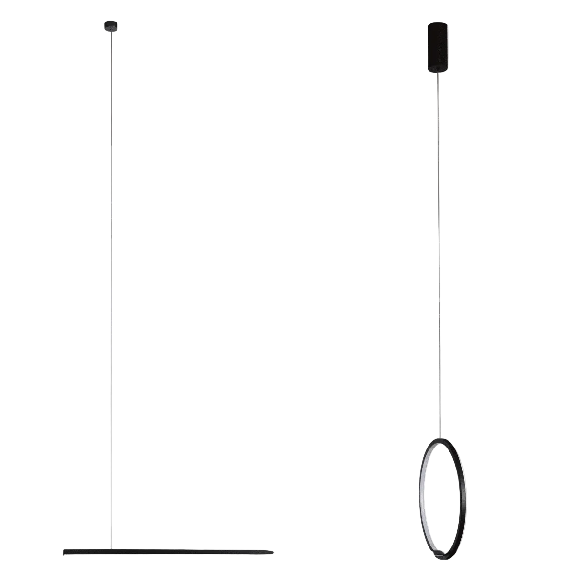 DARK - MINIMAL LED Pendant Black #DK035 (AVAILABLE ON ORDER)