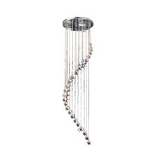 Chrome Pendant with Crystals 3XGU10(Excl.) #PEN032/3 SATIN