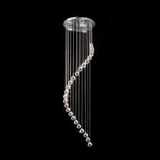 Chrome Pendant with Crystals 3XGU10(Excl.) #PEN032/3 SATIN