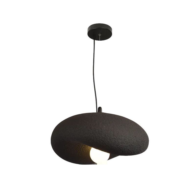 Metal, Foam Pendant Black E27 300mm #PEN034 BLACK