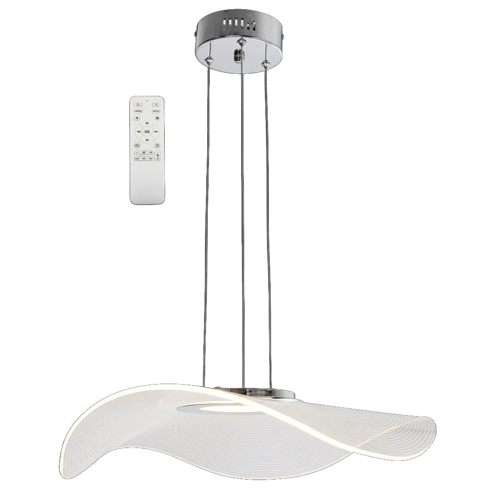 Polished Chrome, Acrylic Smart Pendnt WW/CW/DL #PEN094/1 CHROME