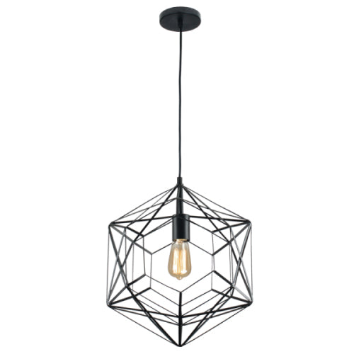 Black Metal Pendant Light - #PEN740 BLACK