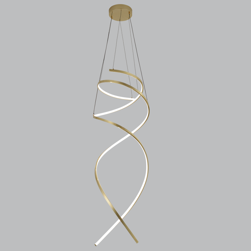 Metal and Acrylic LED Pendant w R.Ctrl Dimmable #PEN965 GOLD