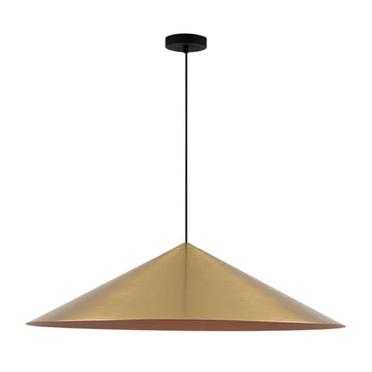 Aluminium Pendant Matt Copper Paint Finish E27 #PEN975 GOLD