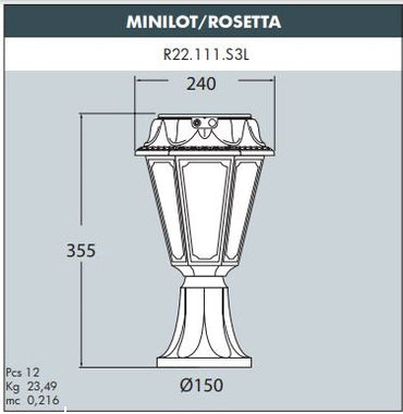 MINILOT/ROSETTA Solar Lantern - #R22.111