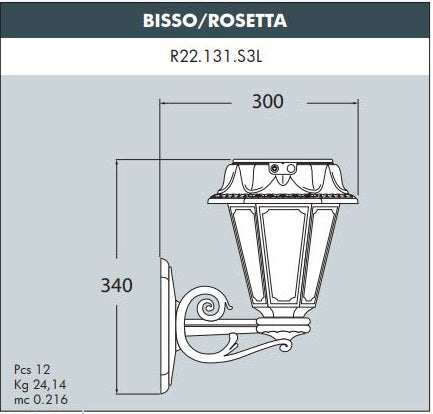 BISSO/ROSETTA Solar Lantern - #R22.131