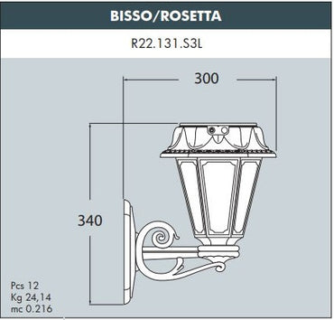 BISSO/ROSETTA Solar Lantern - #R22.131