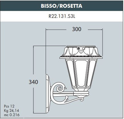 BISSO/ROSETTA Solar Lantern - #R22.131