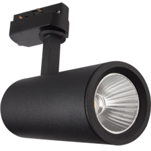 30W Track Light with Full Arm - #S110/1 BLACK