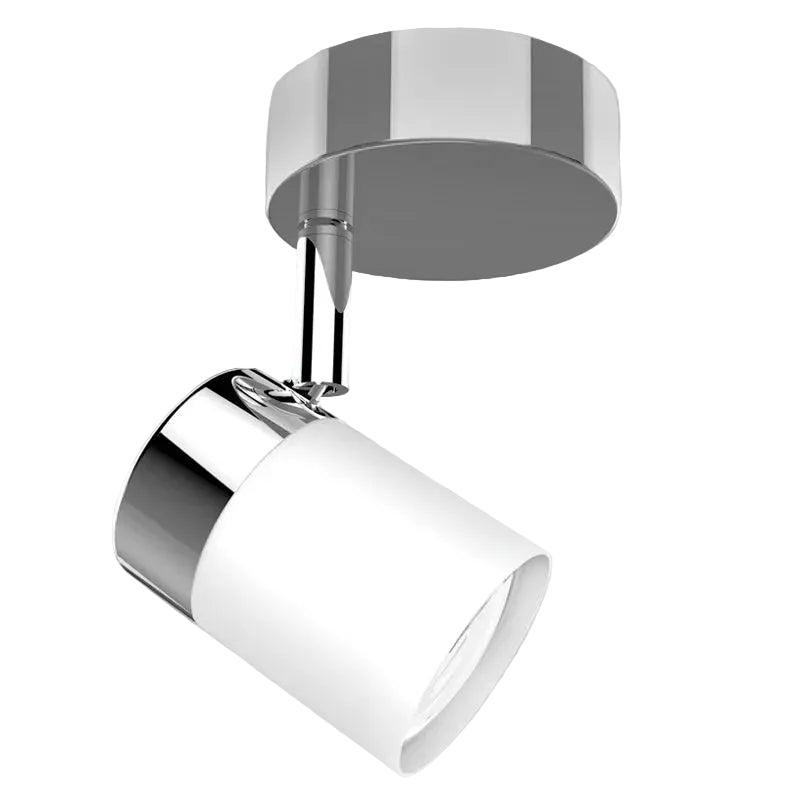50W Ceil. Spot Polished Chrome, Matt White GU10 #S170/1 CHR/WH