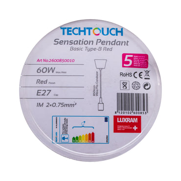 TECHTOUCH Sensation Pendant Red - #260085