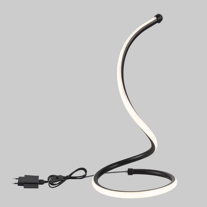 LED USB Table Lamp with Adapter Black #TL672 BLACK
