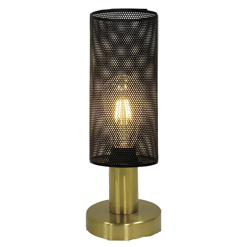 Metal Table Lamp Black and Gold E27 #TL704 BK/GD
