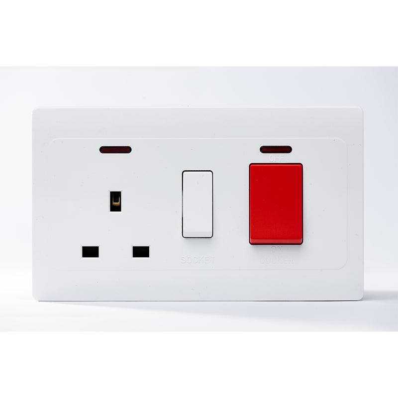 Kitchen Switch Socket (White) - S7.0-044W