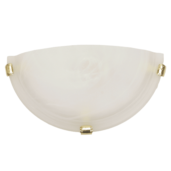 WH Marble Glass Gold Clip #WB12005 WH