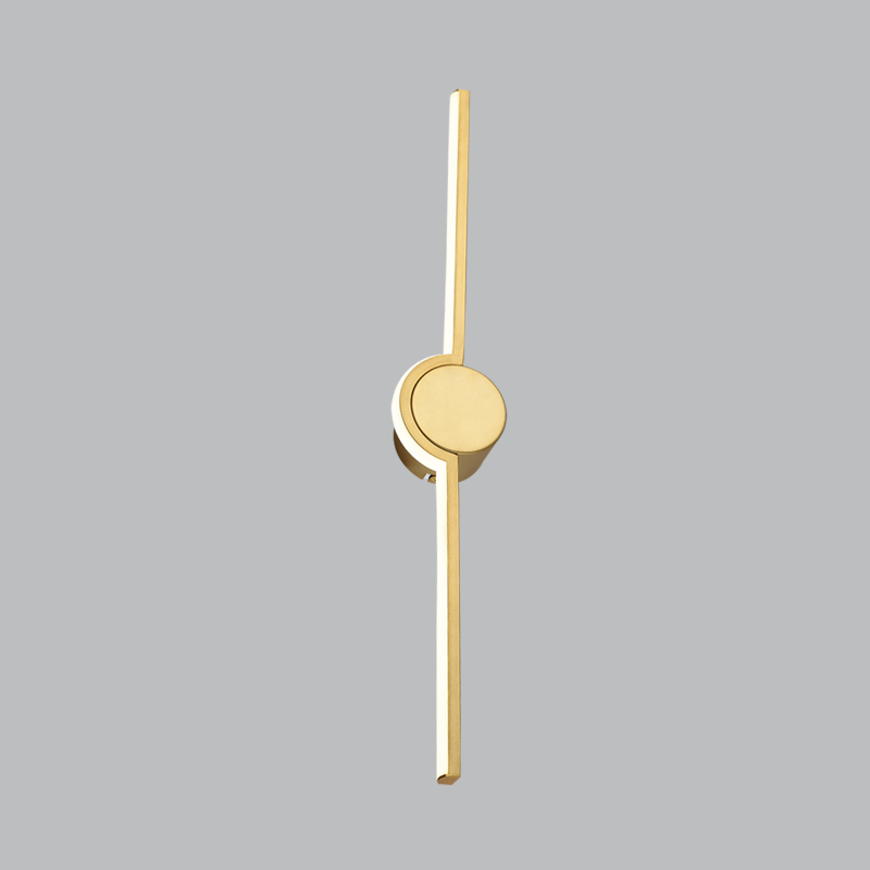 Aluminium, Acrylic Led Wall Bracket Gold #WB198 GOLD