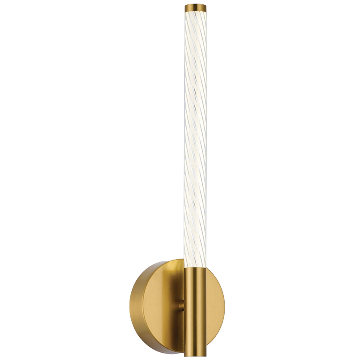 8W LED Metal Wall Light Gold IP44 400mm #WB225/1 GOLD