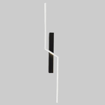 14W Meta LED Wall Lt w Acrylic Diffuser Black, White #WB410 BK/WH