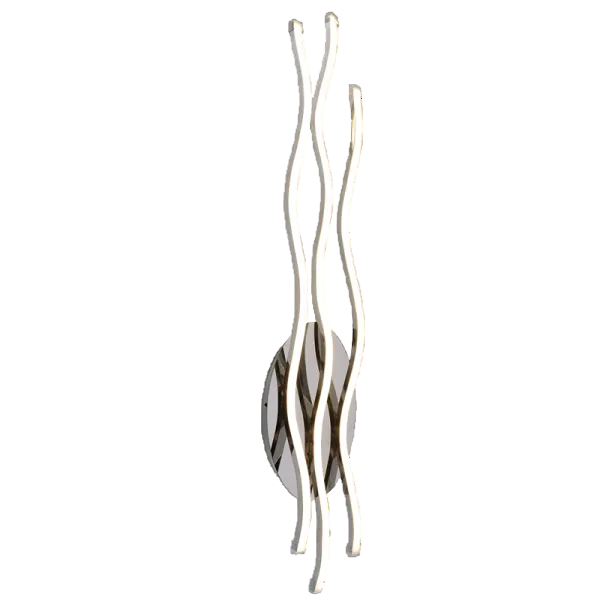 Polished Chrome, Acrylic LED Wall Light #WB9008 C