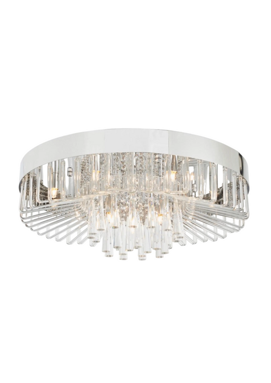 Lampadario Argento 10 lt ceiling lamp #ZV15160-10A