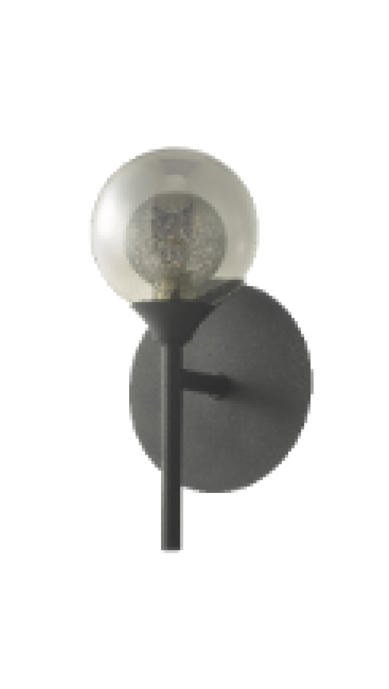 Esplo Black Wall Lamp #ZV16053-1C Black